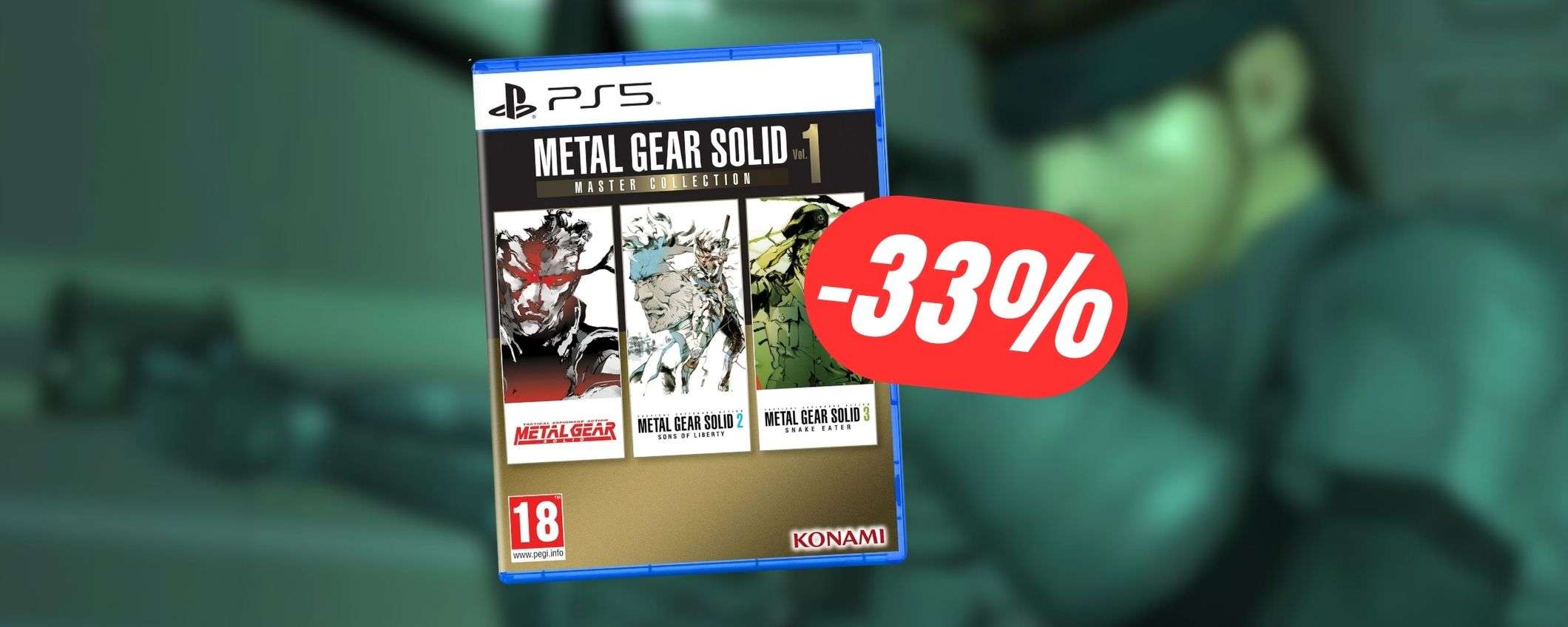 39€ per tutta la Metal Gear Solid Master Collection grazie ad Amazon!