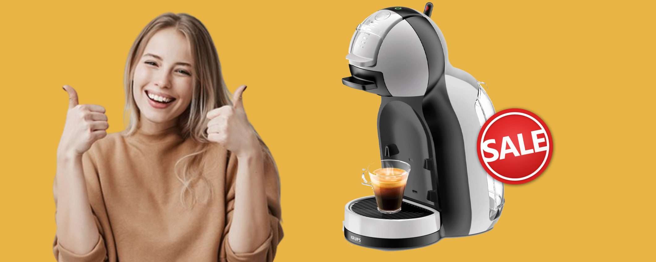 Nescafé Dolce Gusto Krups Mini Me in sconto WOW del 33%