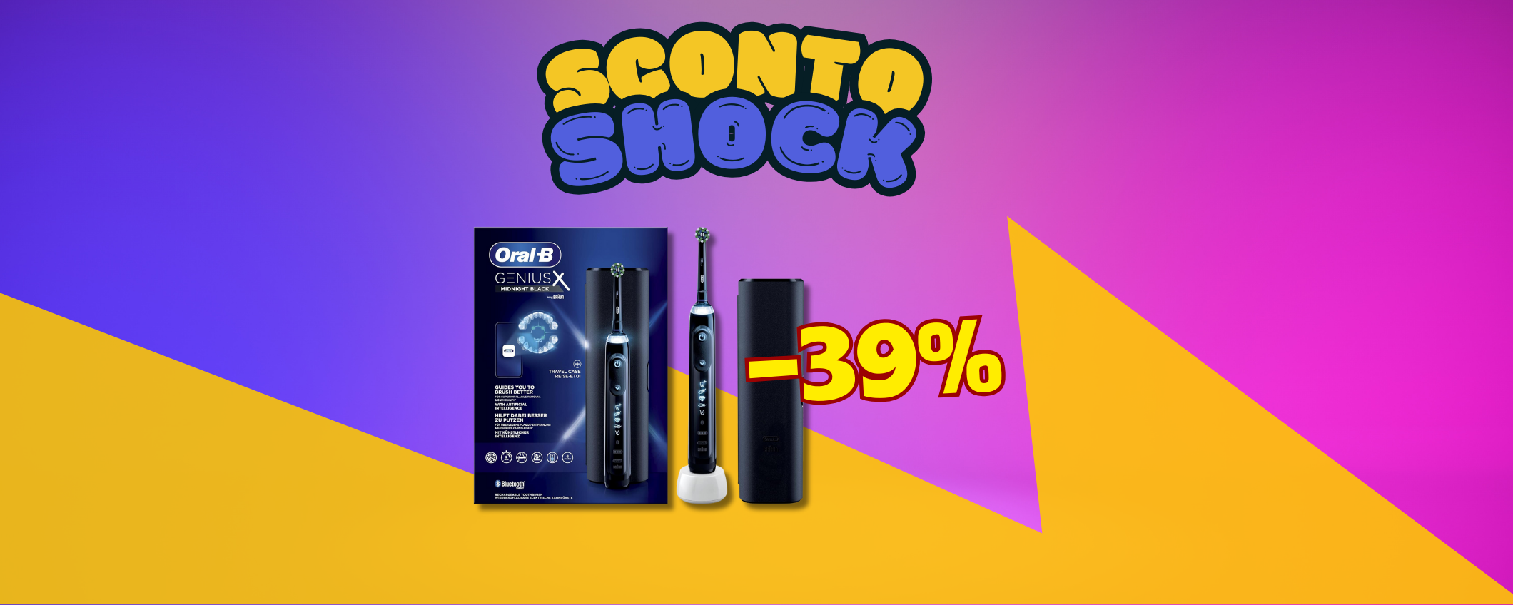 Oral-B Genius X: il meglio per i tuoi denti in sconto del 39%