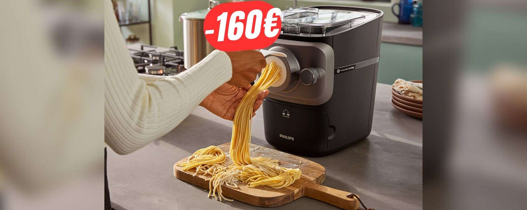 Risparmia -160€ e fai la pasta in casa grazie alla PASTA MAKER di Philips!