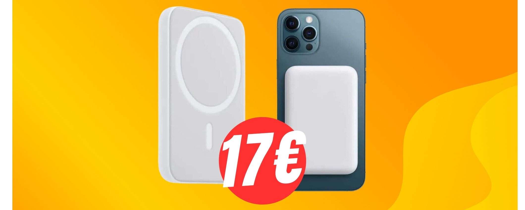 Il POWER BANK magnetico per iPhone costa solo 17€ grazie allo sconto del -51%!