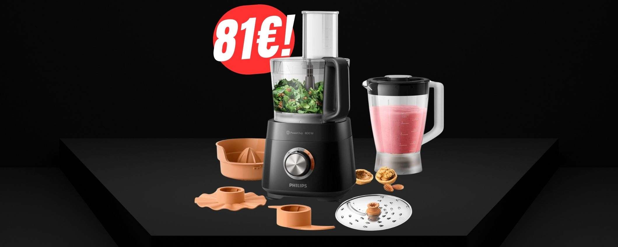 SCONTO FOLLE del -43% per il robot da cucina Philips su Amazon (lo paghi solo 81€)!