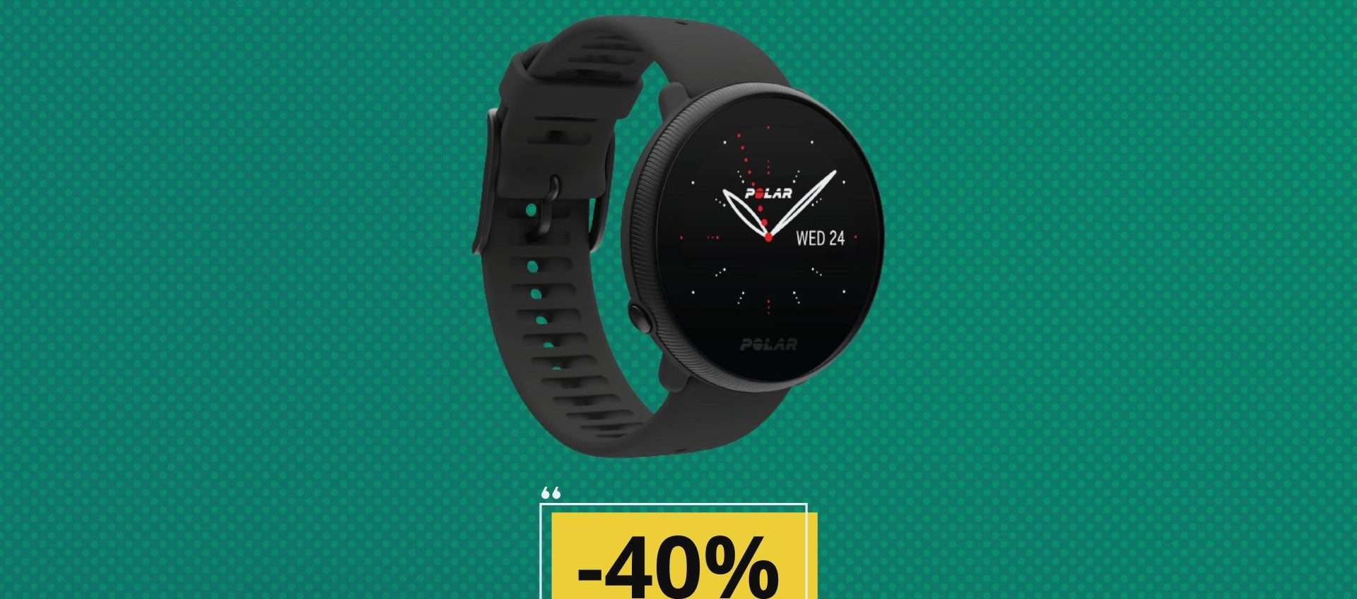 Smartwatch Polar Ignite 2, prezzo bomba (-40%): il N.1 per salute e fitness