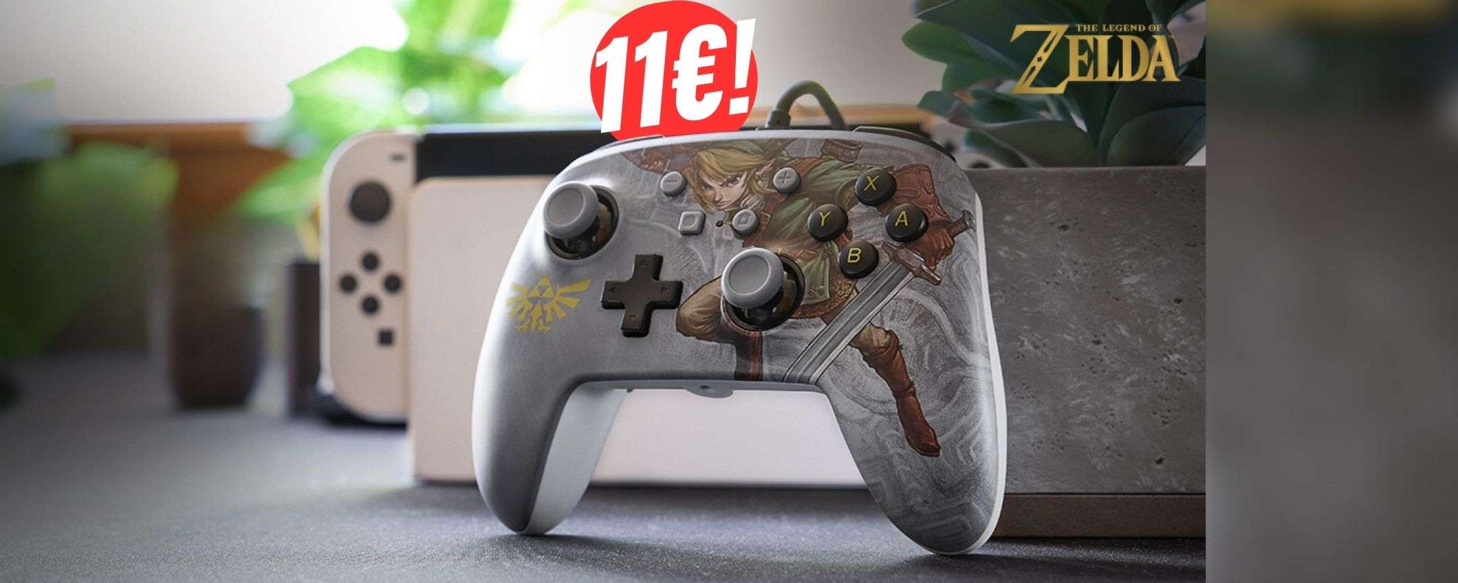 Solo 11€ per il CONTROLLER ufficiale di ZELDA (Nintendo Switch)!