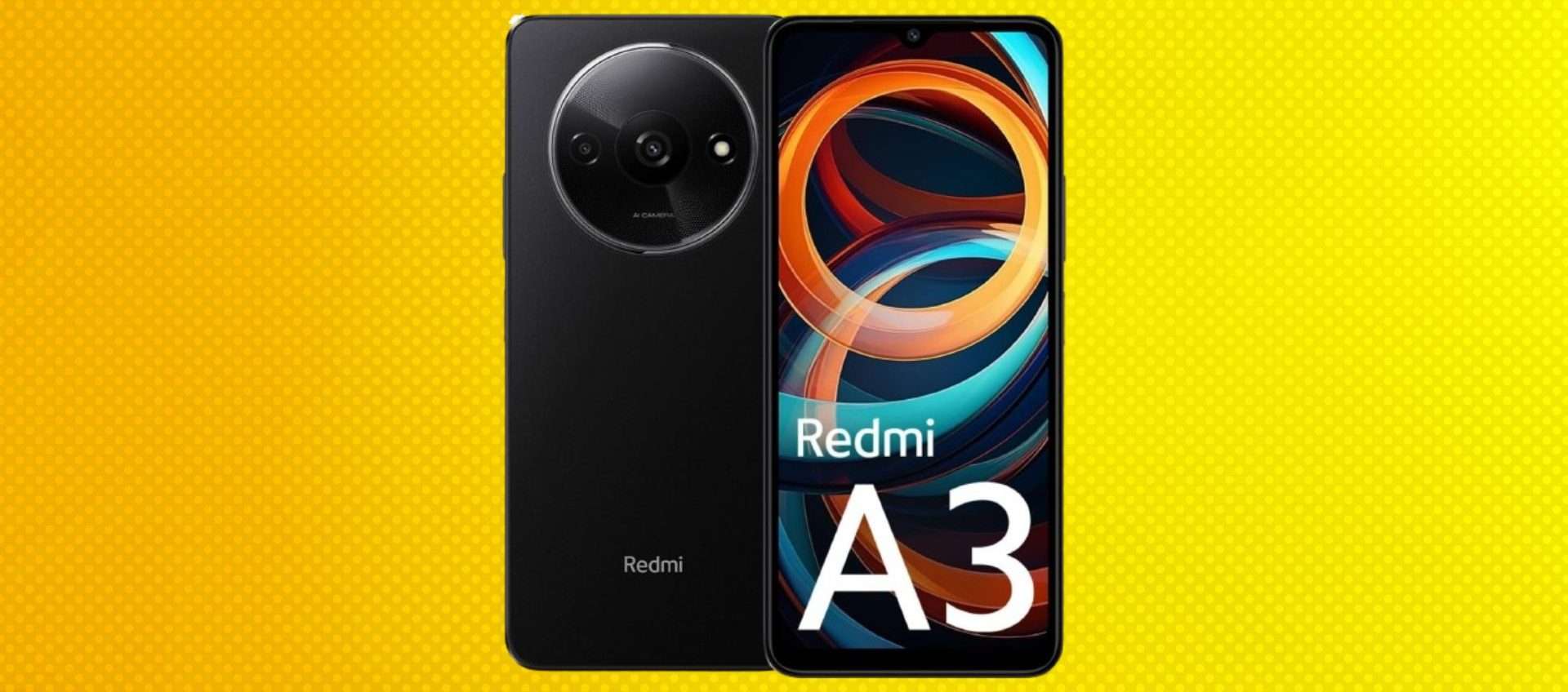 Sconto folle, il prezzo del Redmi A3 crolla ad appena 84€: va preso subito