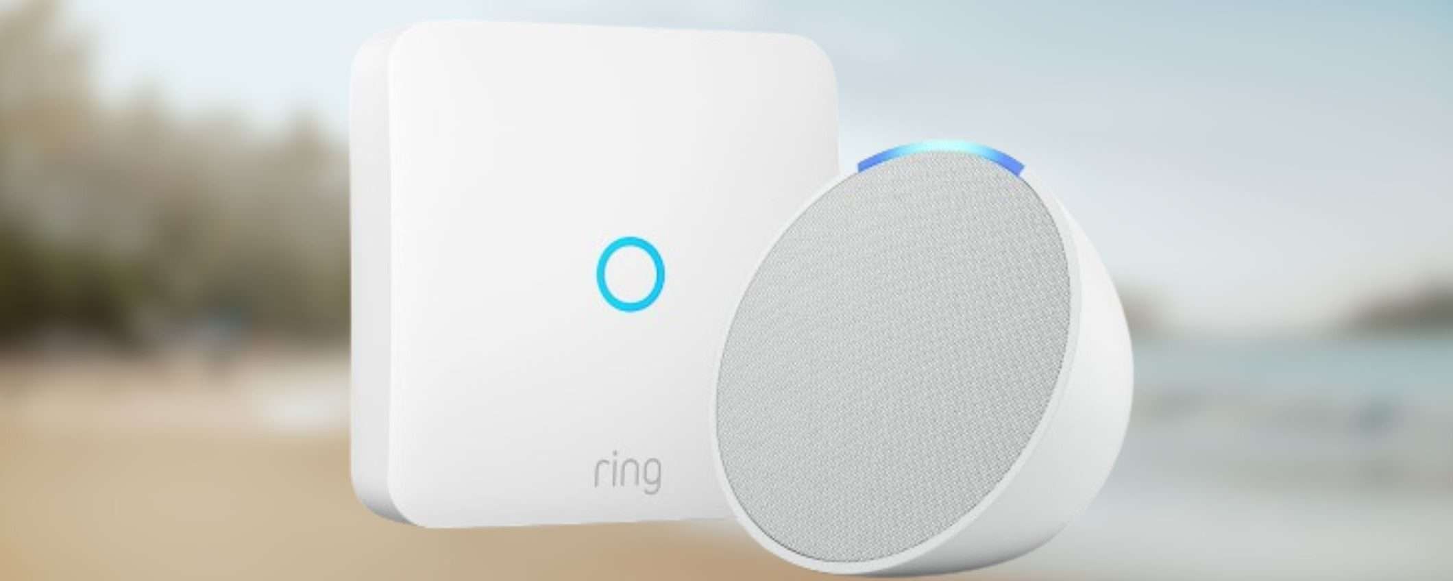 Ring Intercom ed Echo Pop: il set DEFINITIVO è in sconto del 60% (solo 54€)