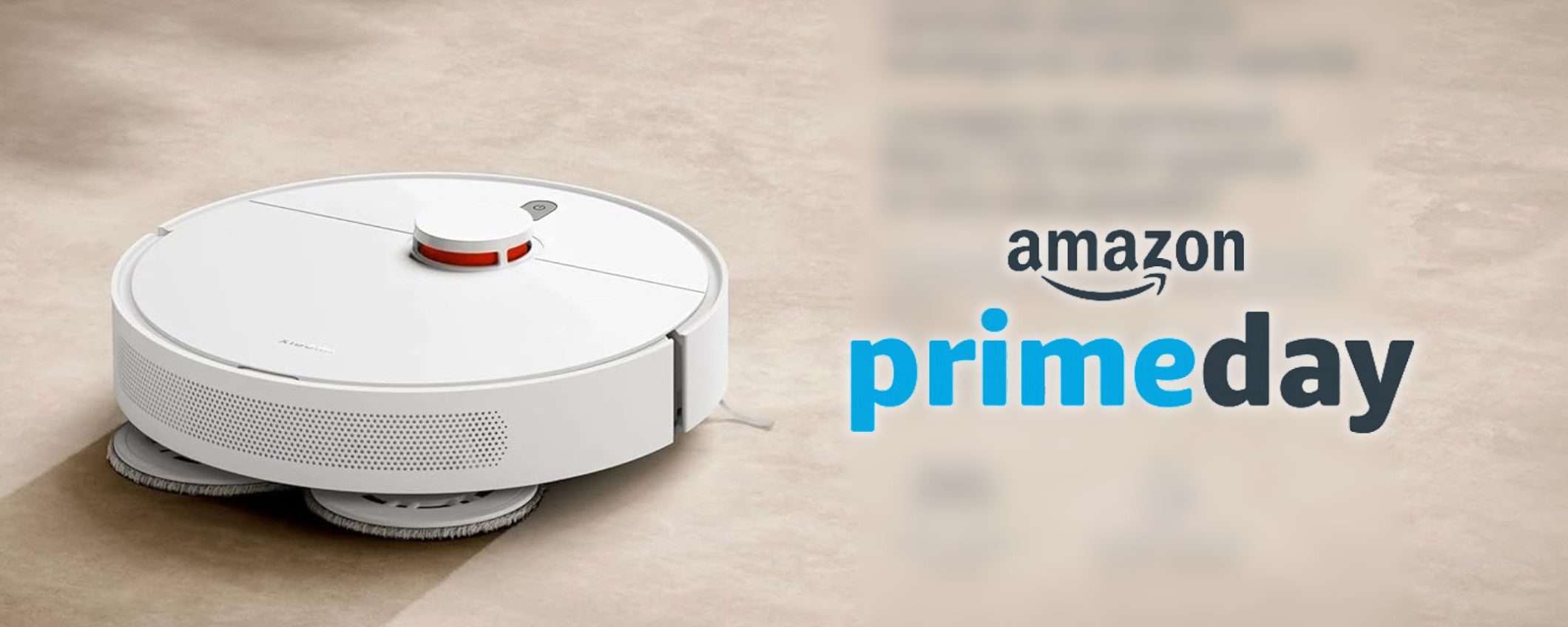 Robot aspirapolvere e lavapavimenti Xiaomi al MINIMO grazie ai Prime Day (-20%)