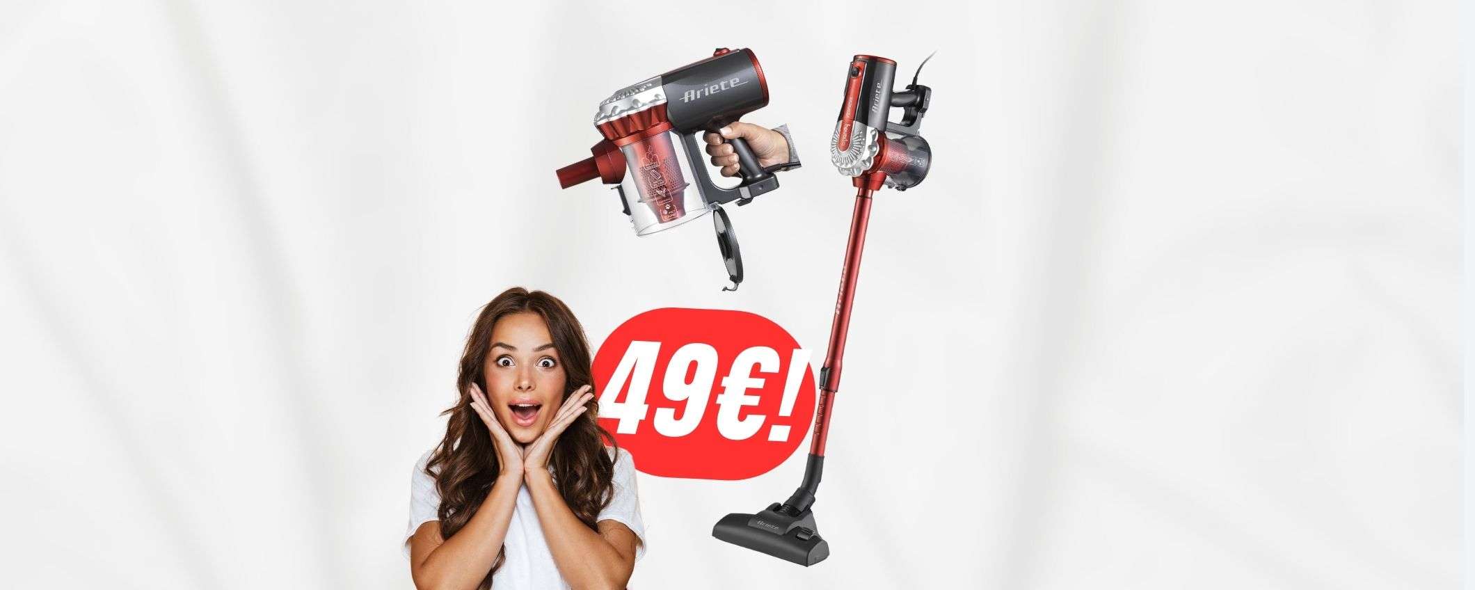 SCOPA ELETTRICA 2in1 di Ariete a soli 49€ grazie a questo COUPON!