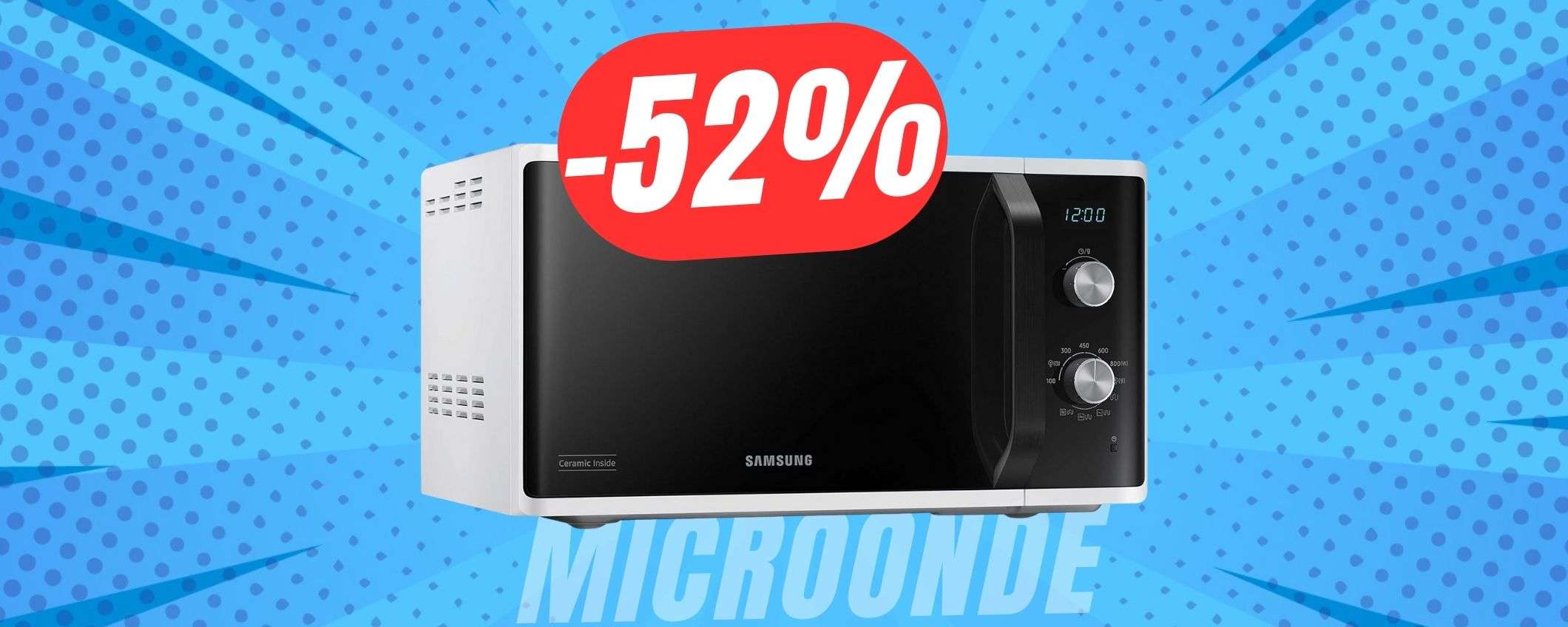 SCONTO FOLLE del -52% per questo microonde Samsung!