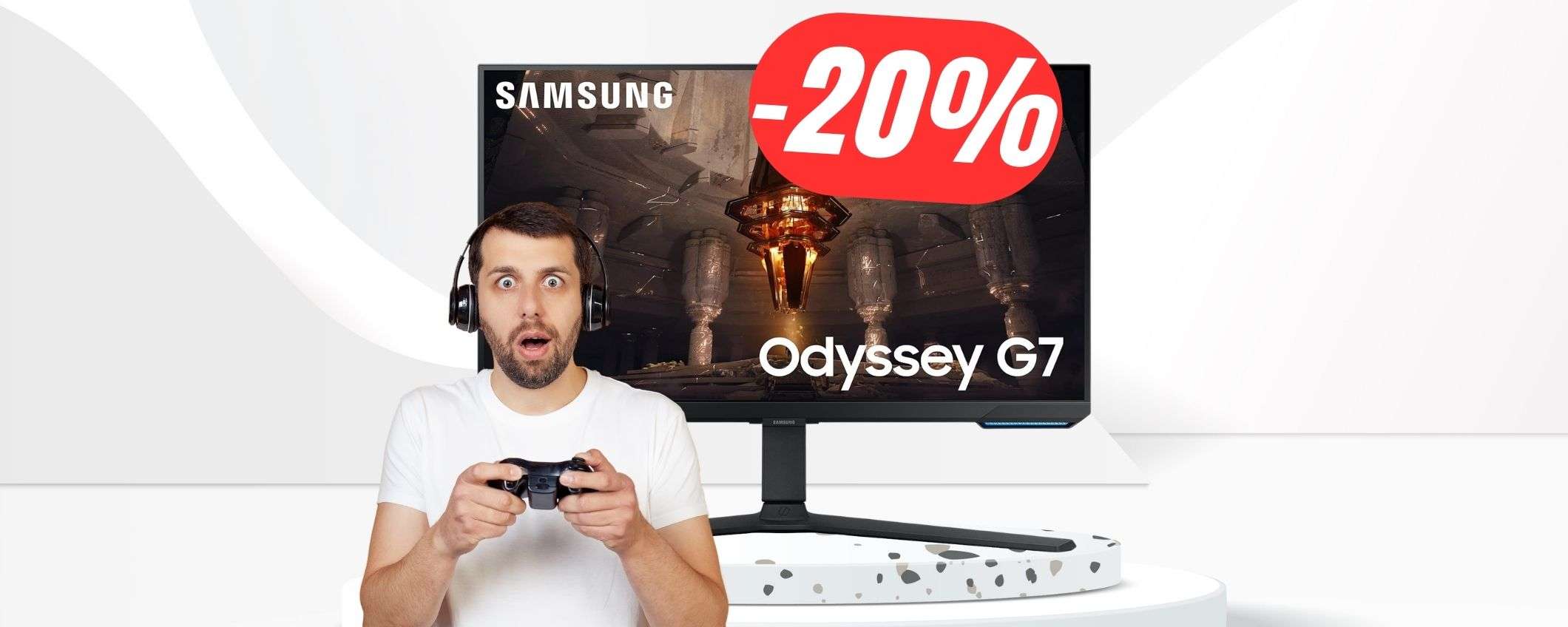 L'iconico MONITOR da GAMING (4K) di Samsung a 100€ in meno è PERFETTO!