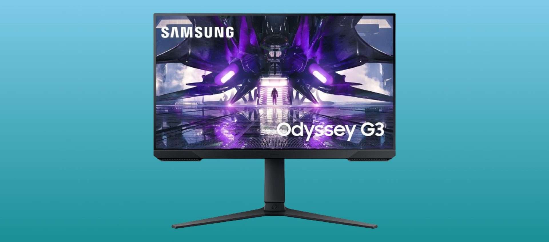 Samsung Odyssey G3 in offerta: un ottimo monitor da gaming a soli 129€