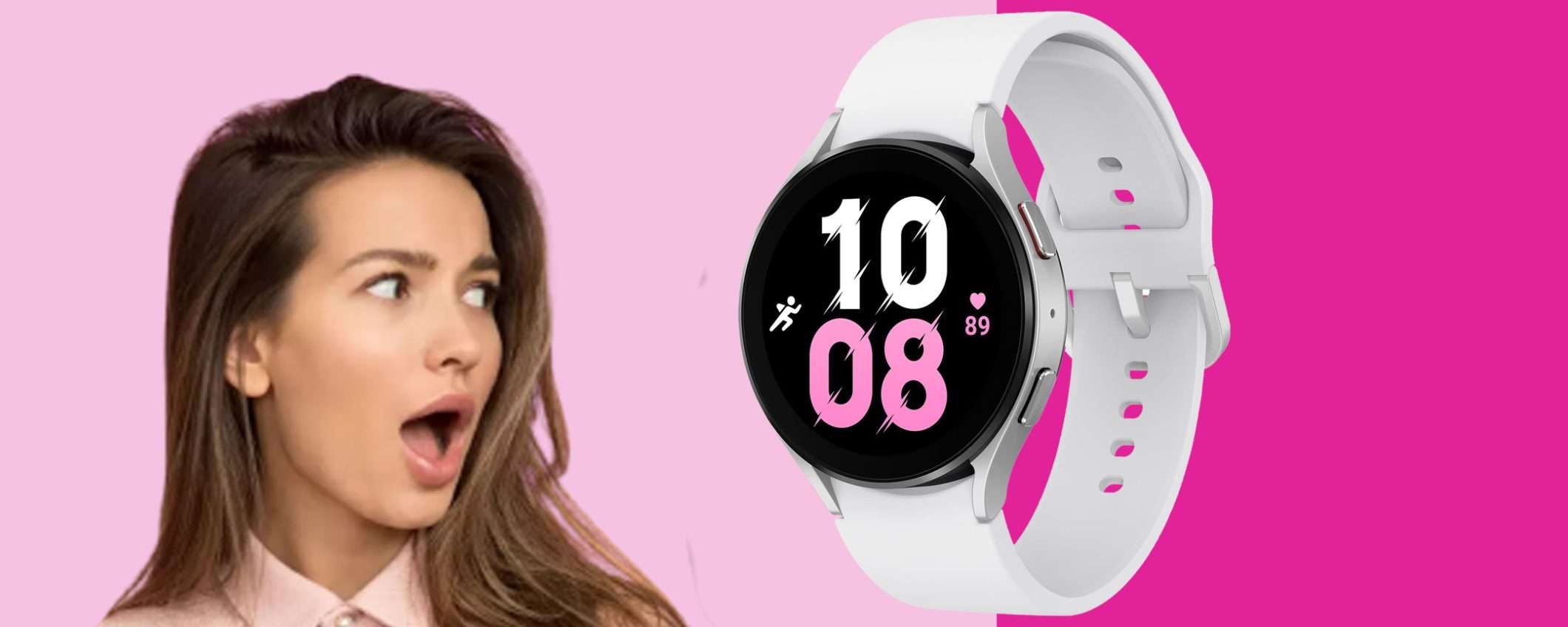 Samsung Smartwatch Galaxy Watch5 44 mm: MEGA sconto del 33%