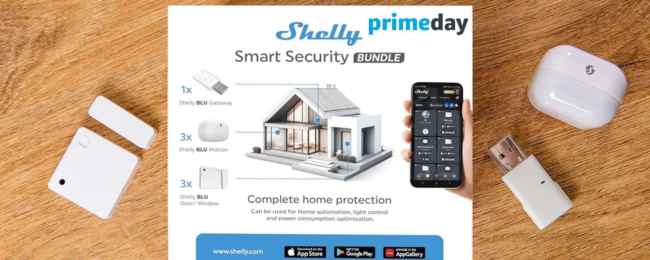 Casa SICURA durante le vacanze con questo bundle smart in OFFERTA PRIME DAY (-19%)