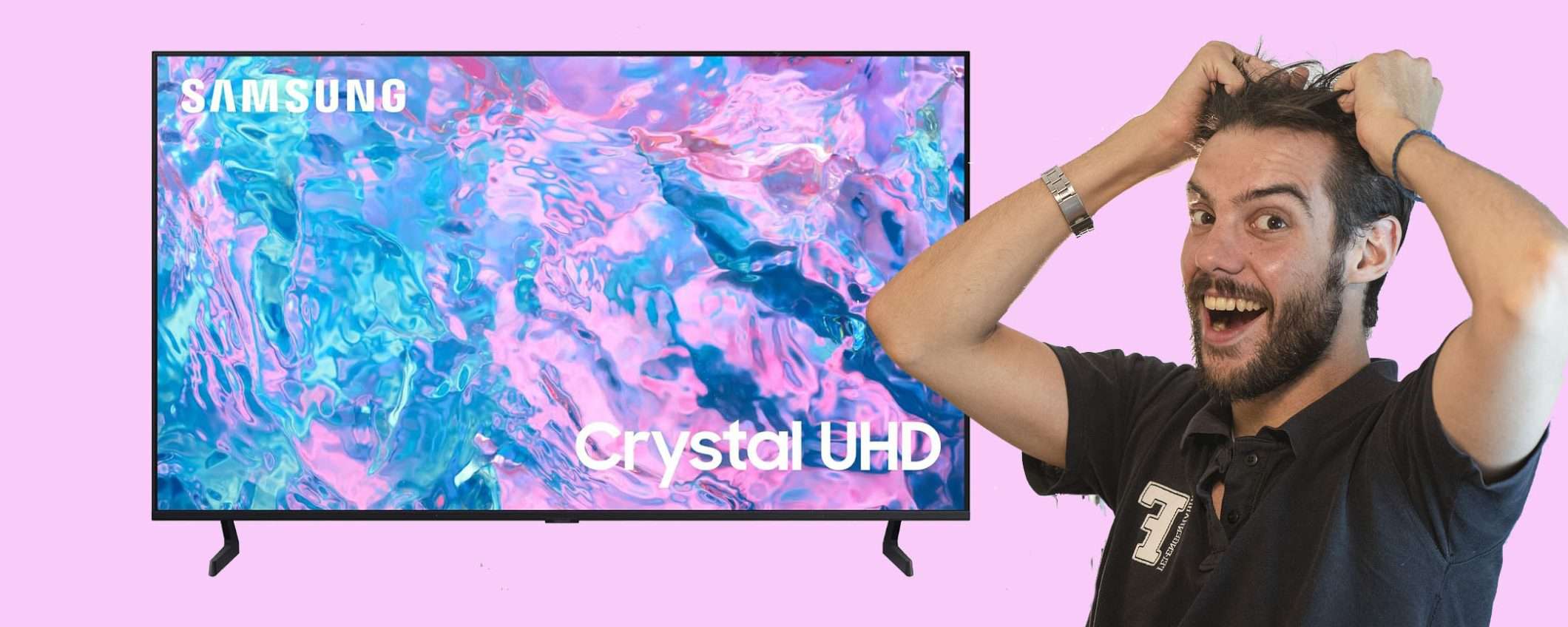 Smart TV Crystal UHD 4K Samsung da 50