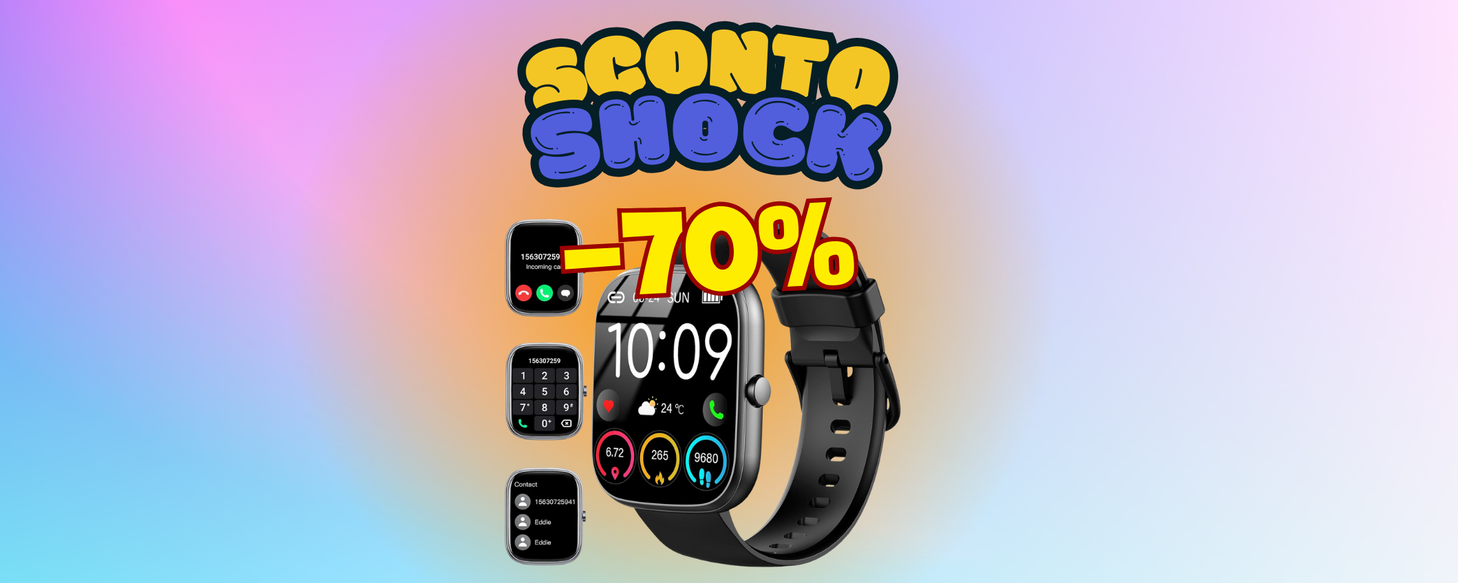 Acquista questo Smartwatch fitness in sconto TOP (-70%)