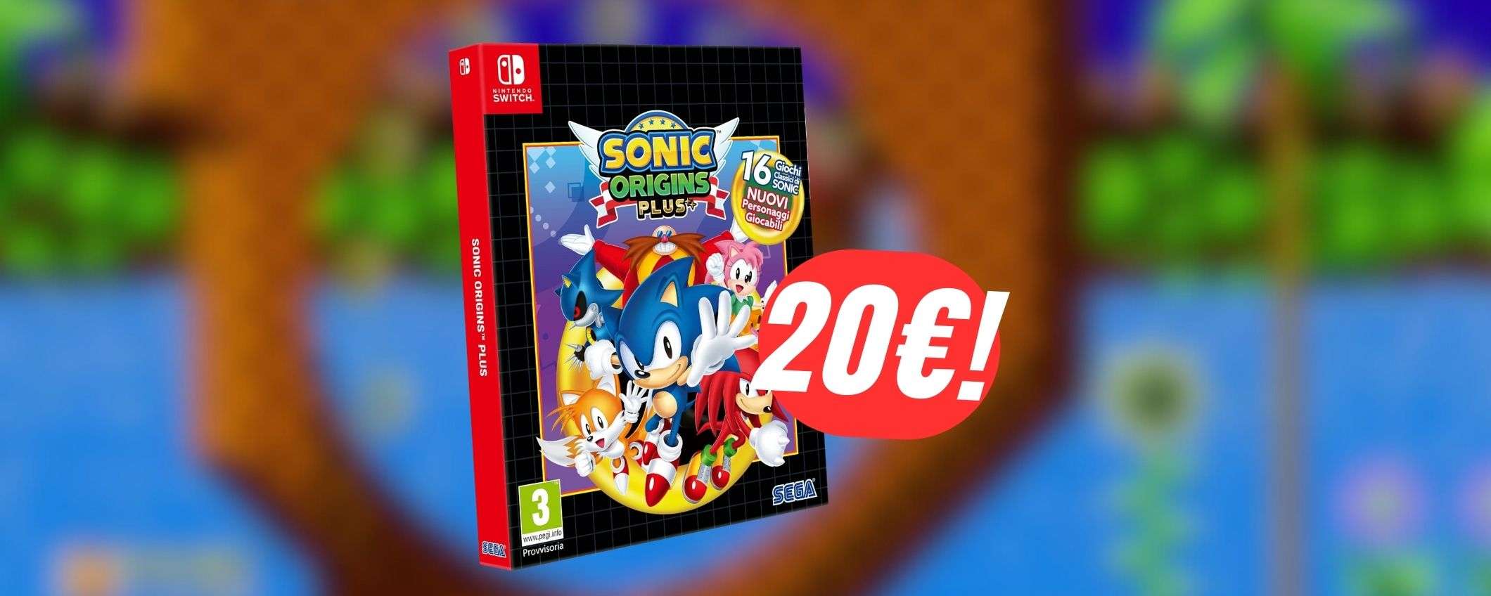 Rivivi i 4 originali Sonic su Nintendo Switch per soli 20€!