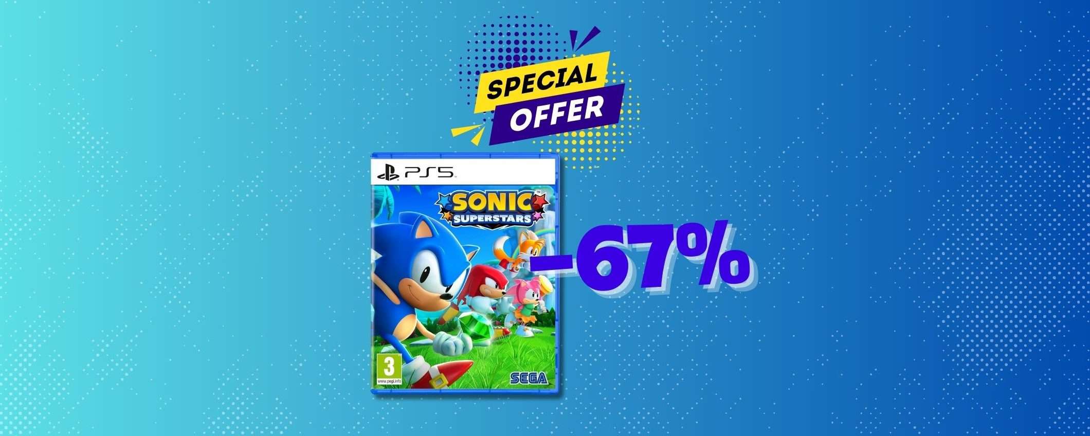 Imperdibile per PS5: Sonic Superstars in sconto del 67%