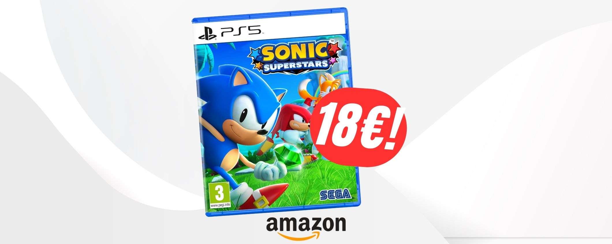 Sonic Superstars per PS5 al MINIMO STORICO (-70% di SCONTO!)