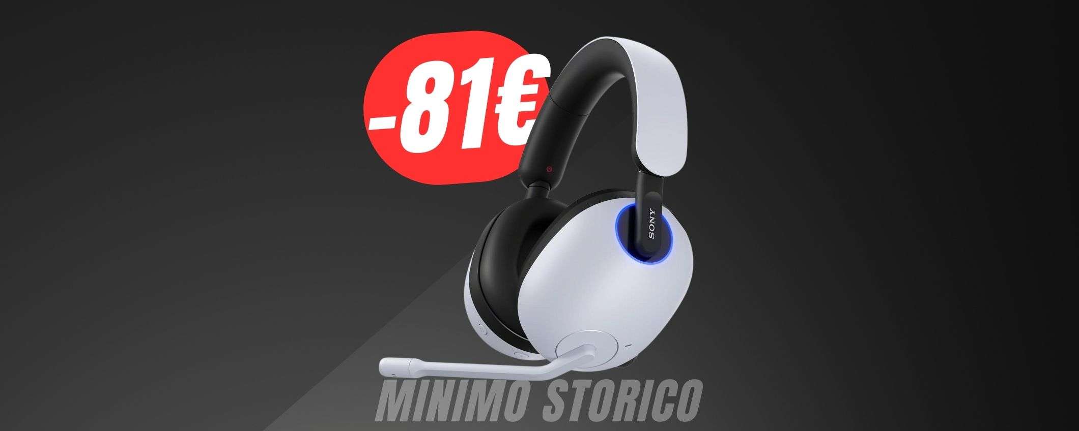 Le MIGLIORI CUFFIE da gaming di Sony costano 81€ in meno!