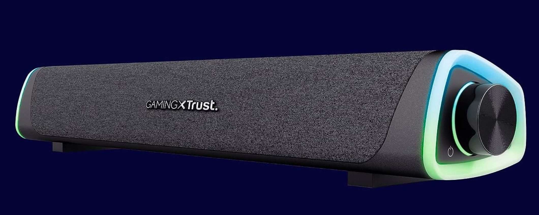 Trust SVENDE TUTTO: soundbar compatta e potente a 23€ su Amazon