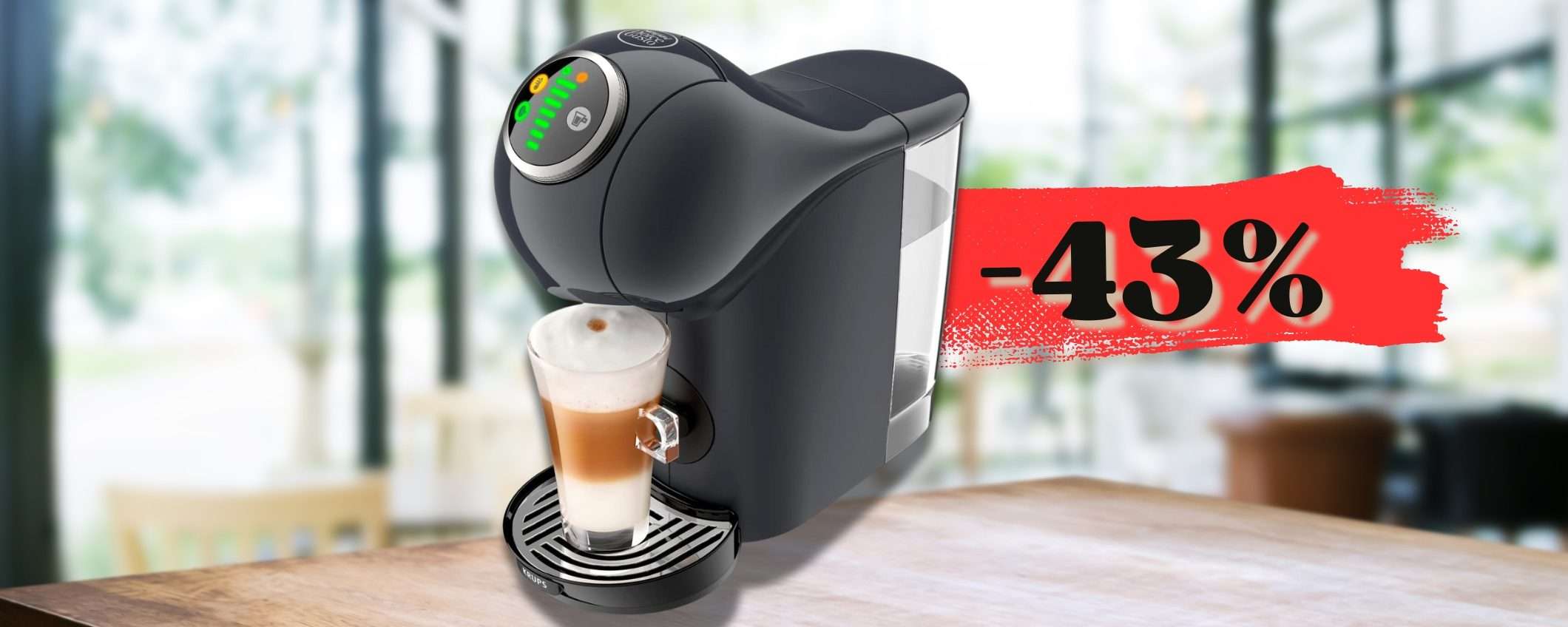 NESCAFÉ DOLCE GUSTO Genio S a prezzo REGALO: caffè e bibite