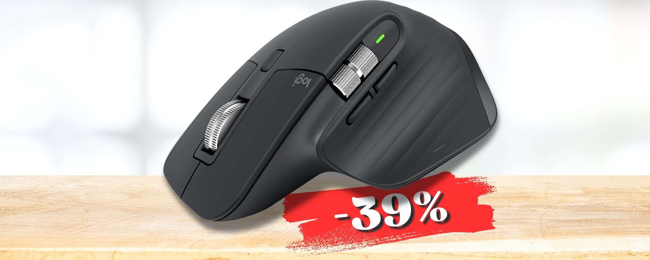 Logitech MX Master 3S è il mouse più ambito, CROLLA a soli 80€