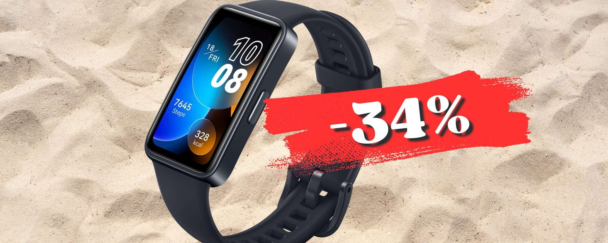 Huawei Band 8 è MOLTO PIÙ di un accessorio tech: soli 34€ per OGGI