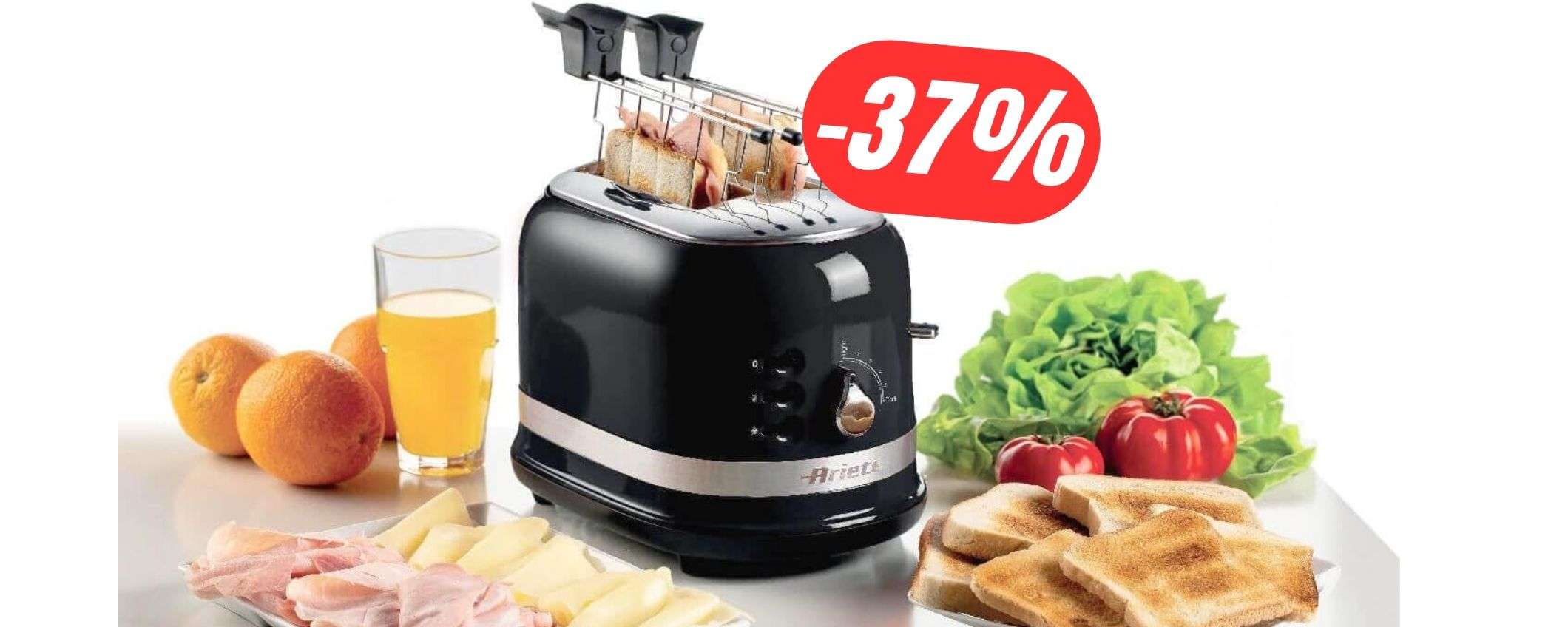 Torna negli anni '50 con il TOSTAPANE Ariete in OFFERTA al 37% in meno!