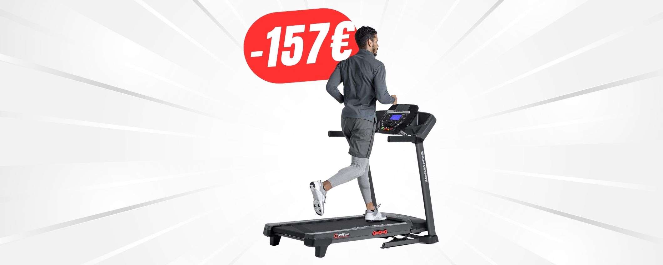 Risparmia -157€ sul TAPIS ROULANT elettrico con VENTILATORE!