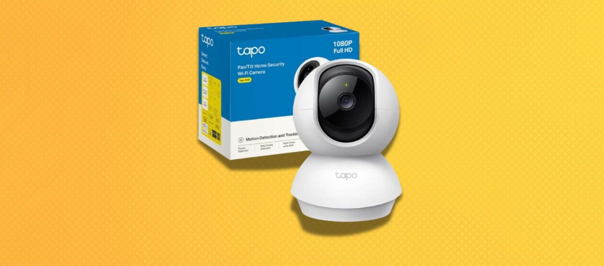 Tapo C200 in offerta: telecamera di sicurezza infallibile, oggi a meno di 22€