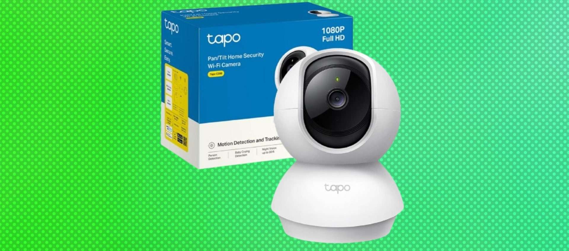 Telecamera Tapo C200, prezzaccio clamoroso: su Amazon è tua a meno di 22€