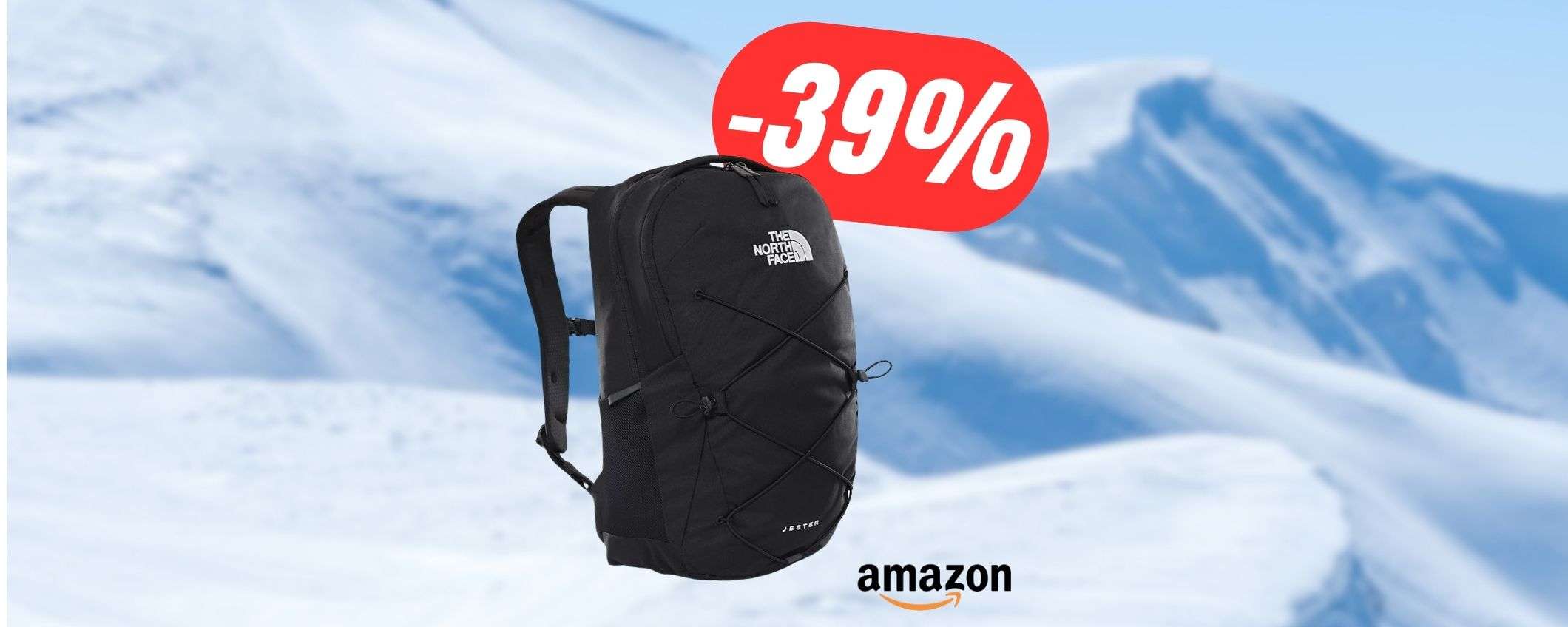 Solo 54€ per l'iconico ZAINO da VIAGGIO The North Face!