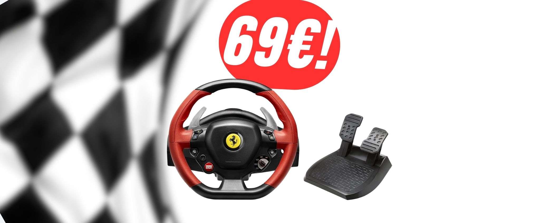 VOLANTE+PEDALIERA per Xbox: solo 69€ grazie allo SCONTO Amazon!