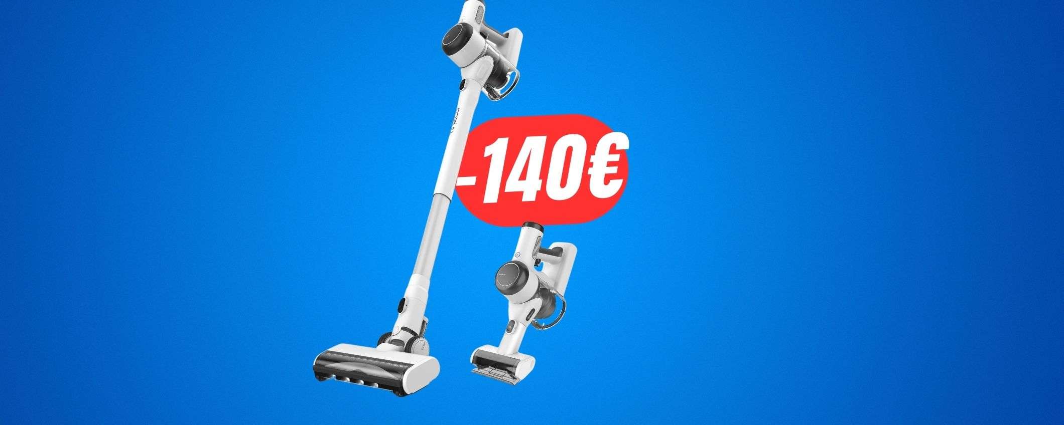 SCONTO FOLLE di -140€ per l'aspirapolvere 2-in-1 di Tineco!