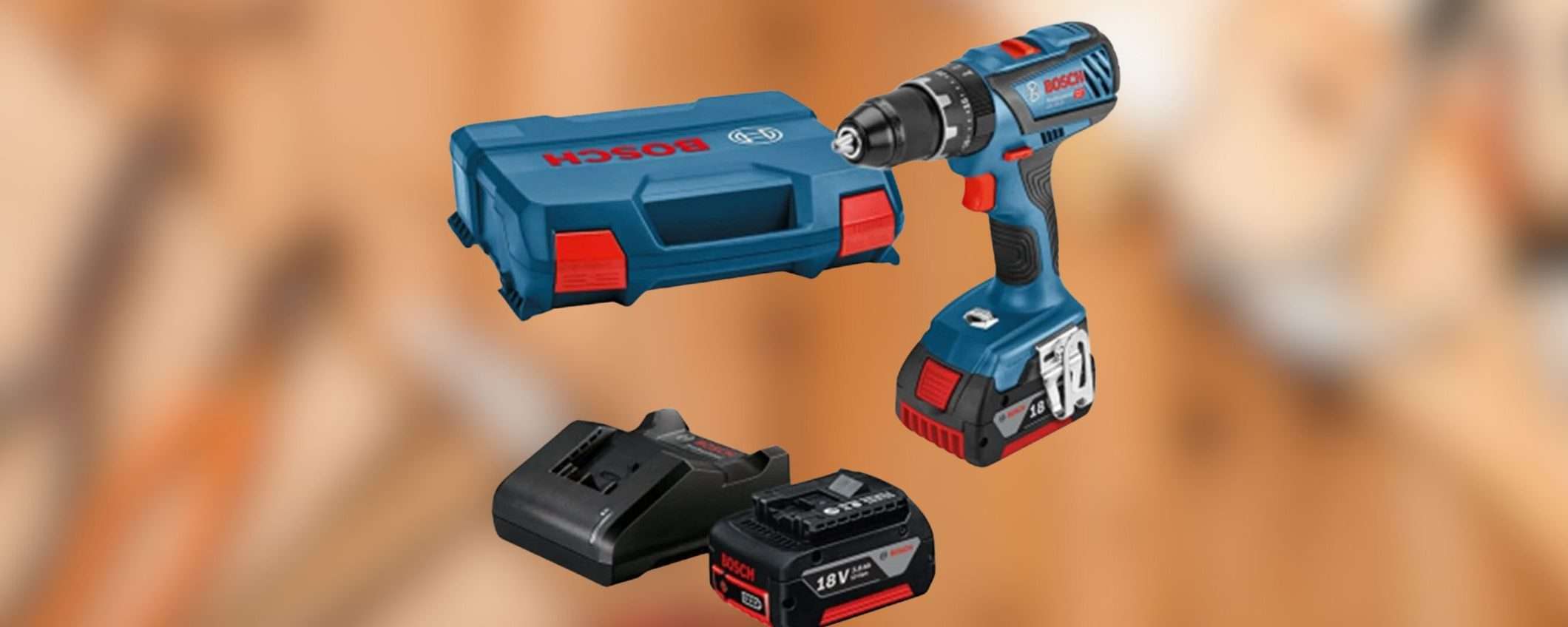 Trapano avvitatore con percussione BOSCH PROFESSIONAL in offerta LIMITATA su Amazon