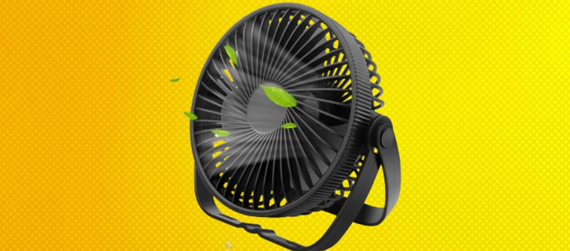 Ventilatore da scrivania in offerta a PREZZO STRACCIATO: solo 13,65€