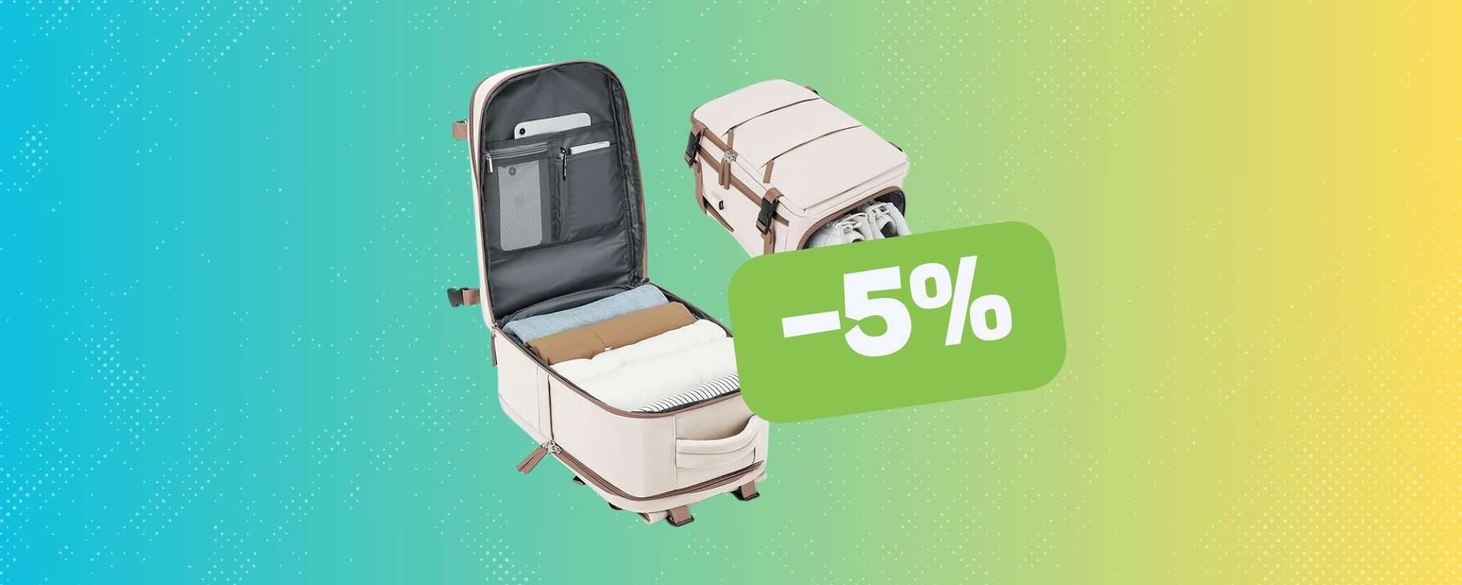 Viaggio low cost? Acquista lo zaino da viaggio perfetto (in sconto)