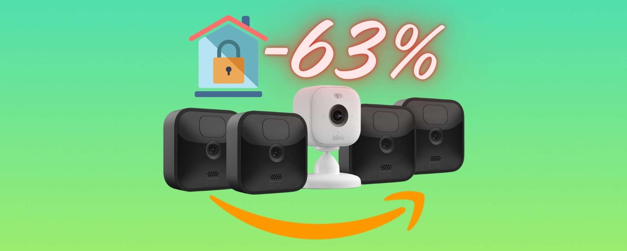 Anticipa il Prime Day: già oggi le 4 videocamere Blink Outdoor sono al 63%