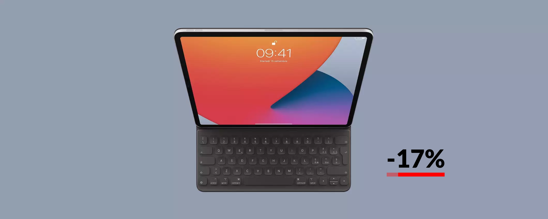 Apple Smart Keyboard Folio per iPad Pro 12,9'' in SCONTO (-40€)