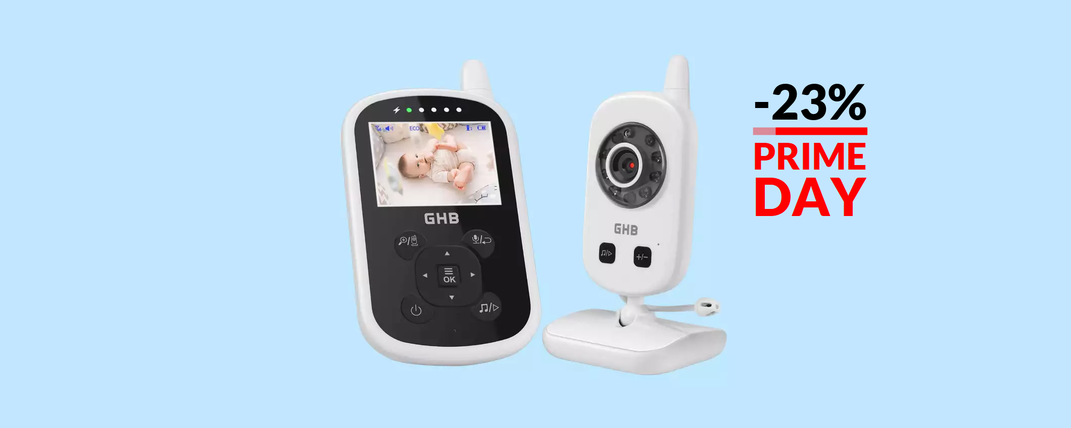 Baby Monitor con visione notturna a 38€ con le Offerte Prime Day