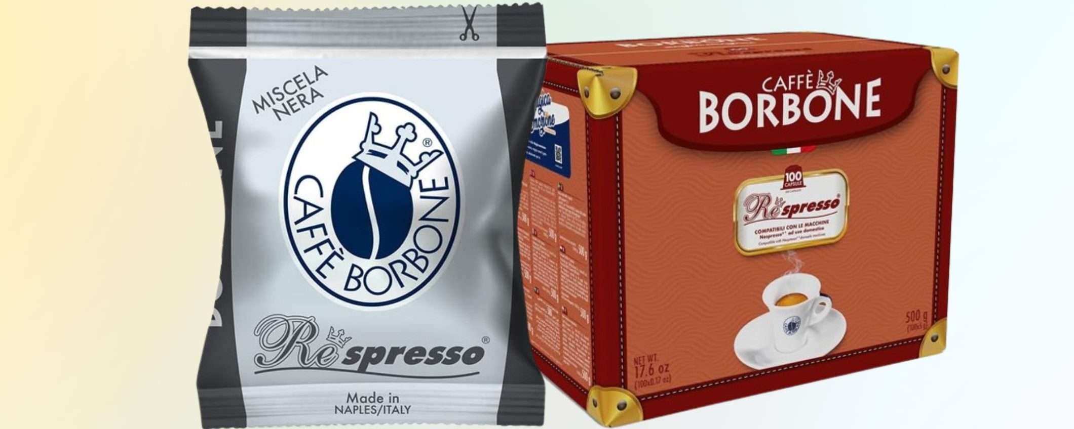 Caffè Borbone per Nespresso, Amazon è IMPAZZITA: scorta da 100 capsule a 17€