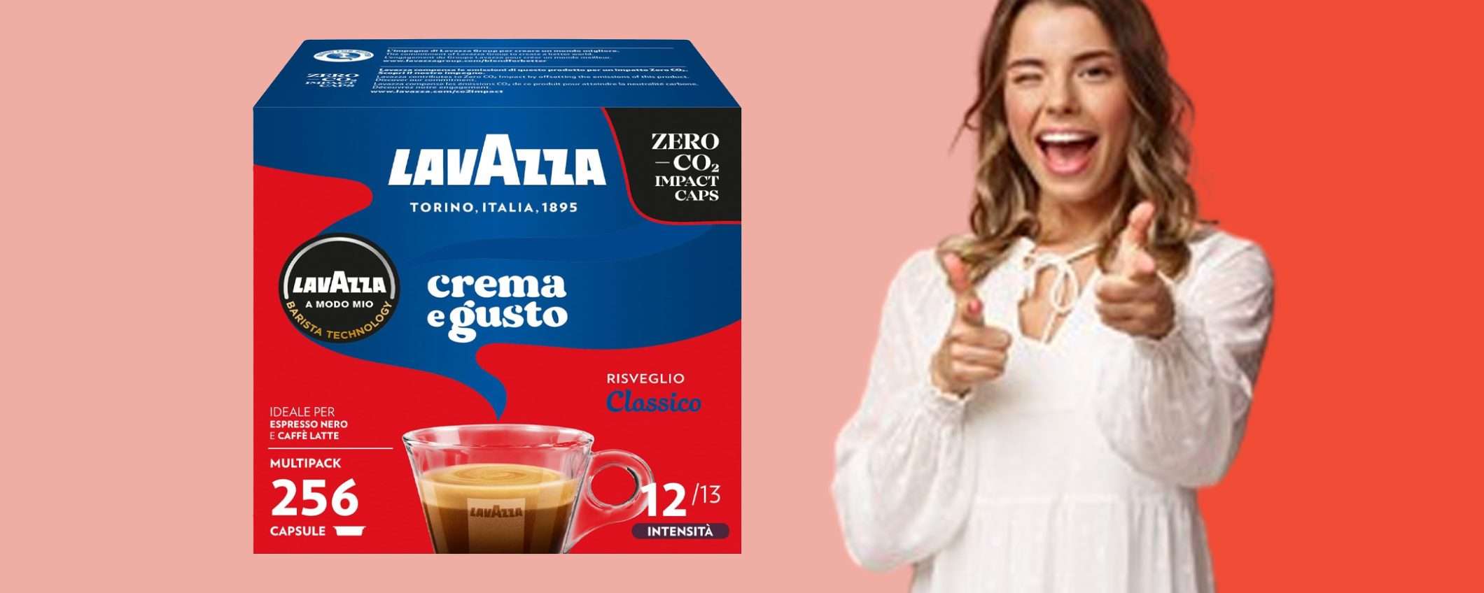 Capsule Lavazza Crema e Gusto (256pz): offerta TOP (0,20€/caps)