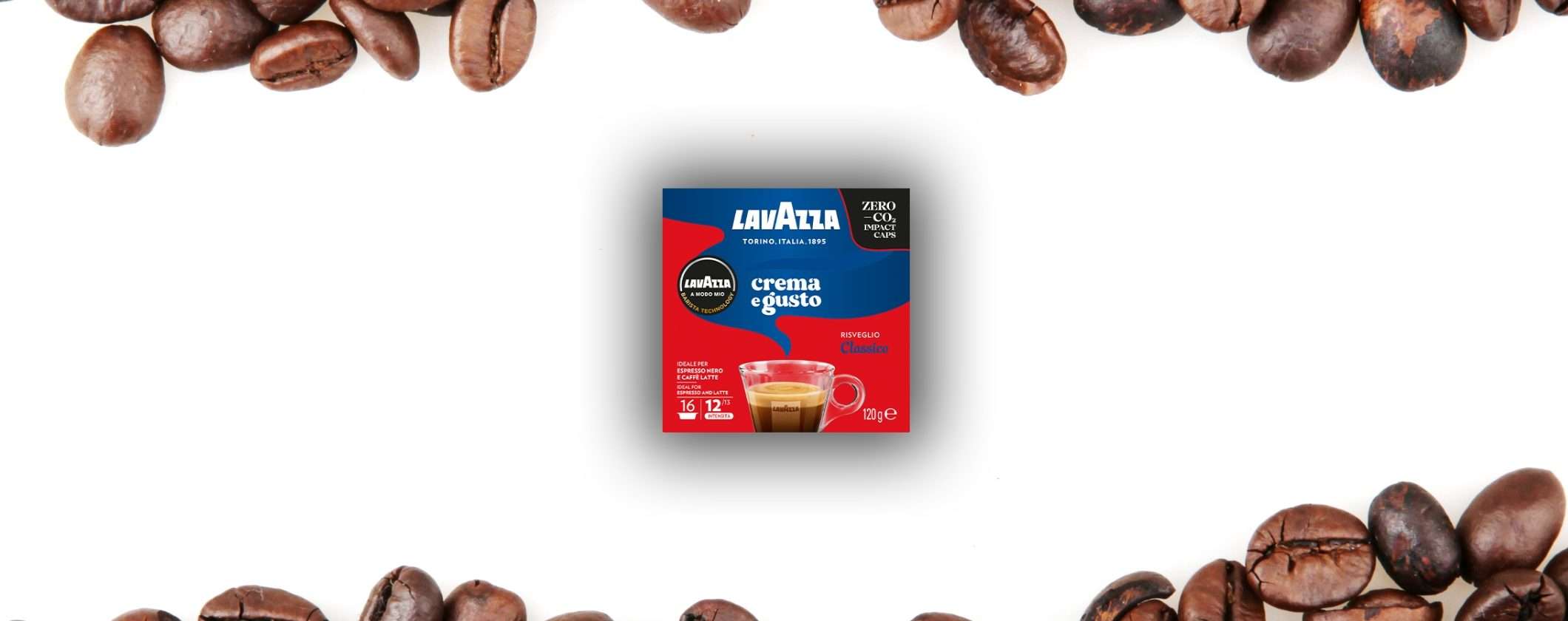 Capsule Caffè Lavazza Crema e Gusto A Modo Mio a soli 0,19€