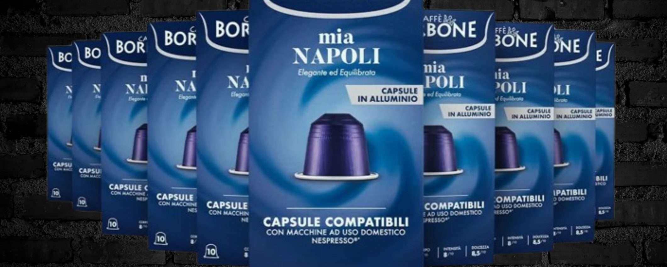 100 capsule Borbone tipo Nespresso a 16€: edizione premium in ALLUMINIO