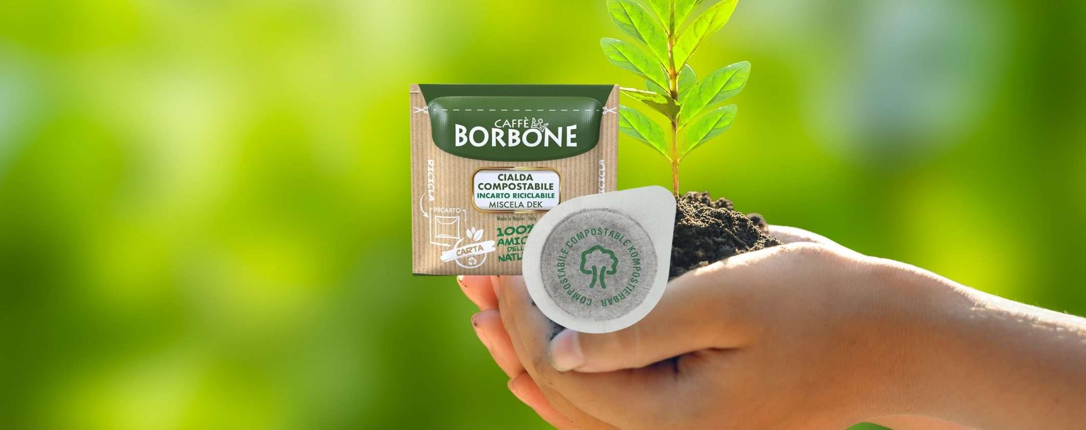 Cialde Caffè Borbone Miscela Decaffeinata: FOLLIA a 0,16€ l'una