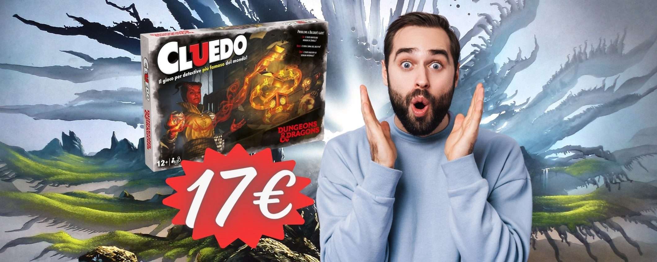 Cluedo Dungeons and Dragons a SOLI 17€ su Amazon: che BOMBA!