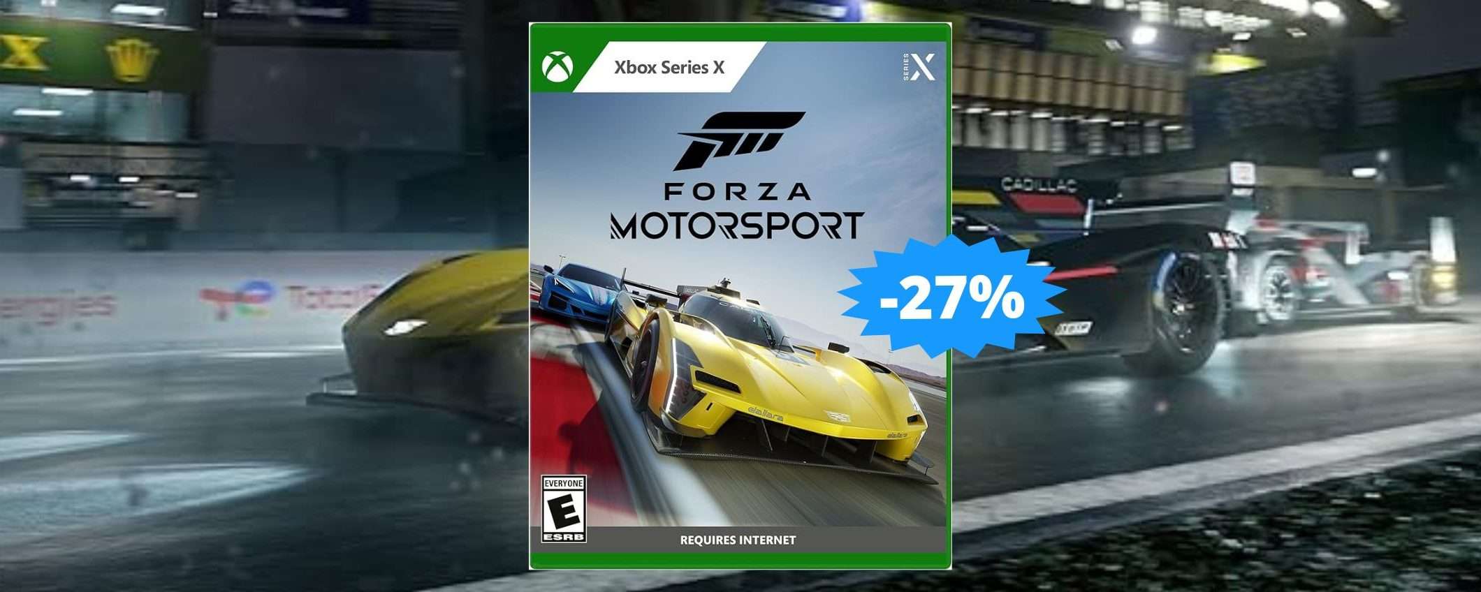 Forza Motorsport per Xbox: sconto FOLLE del 50% su Amazon