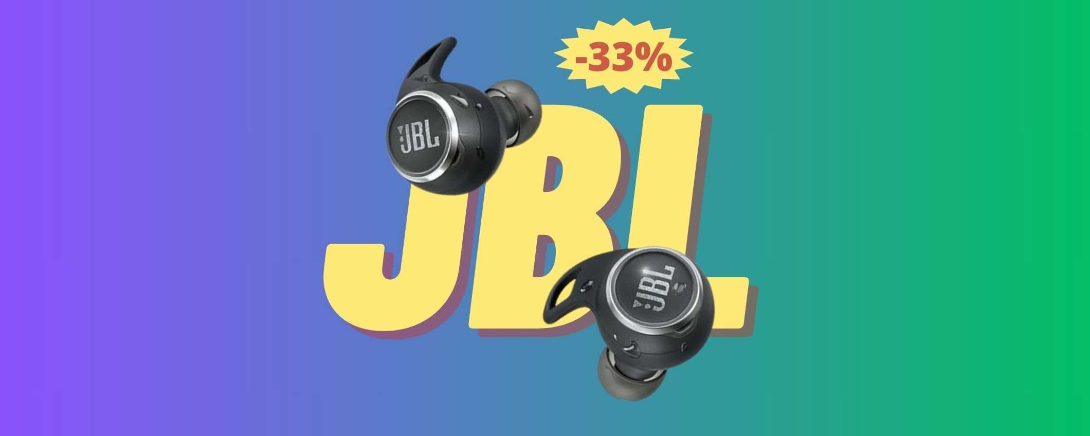 Auricolari JBL Reflect Aero: sconto EPICO del 33% su Amazon