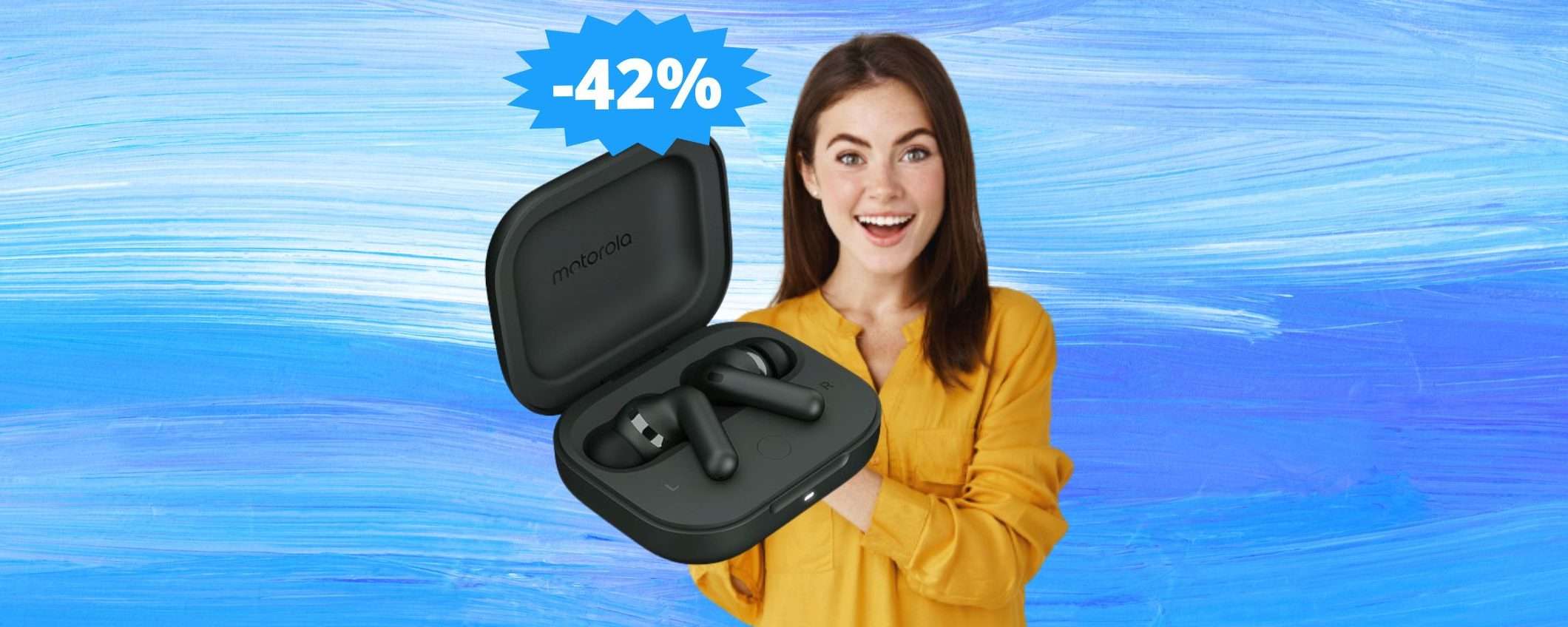 Auricolari Motorola Moto Buds+: eleganti, potenti e in MEGA sconto