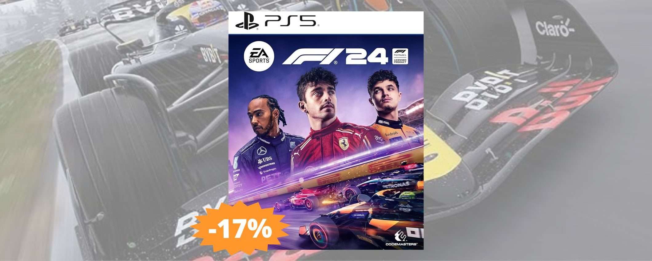 EA SPORTS F1 24 per PS5: un affare a tempo LIMITATO (-19%)